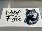 1m-Wild-and-free-wolf-sticker-RV--motorhome-decal,-vehicle-sticker